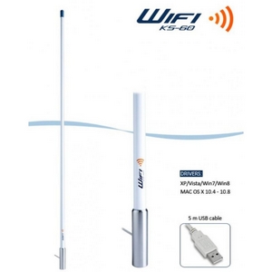 Антенна SCOUT KS-60 Морская всенаправленная антенна WiFi SCOUT KS-60