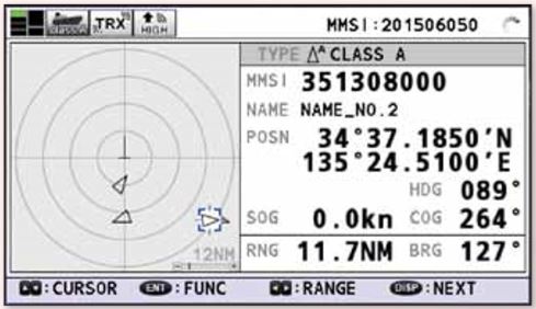 Furuno FA-170_display