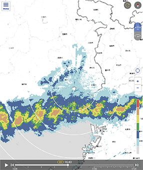 Furuno WR2120_visualisation