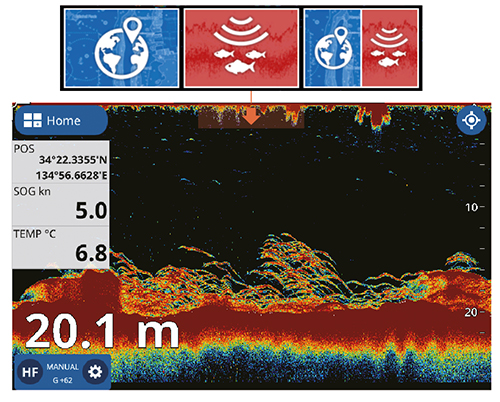 Быстрое меню Furuno
