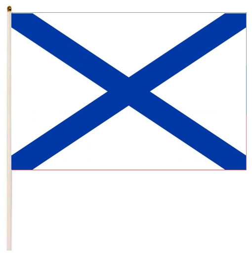 Мсс 7999. Андреевский флаг 90x135 см.. Военно-морской флаг России Андреевский.