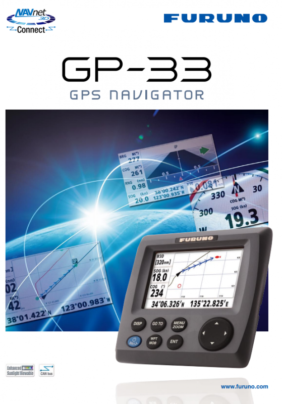 Брошюра Furuno GP-33 Брошюра Furuno GP-33