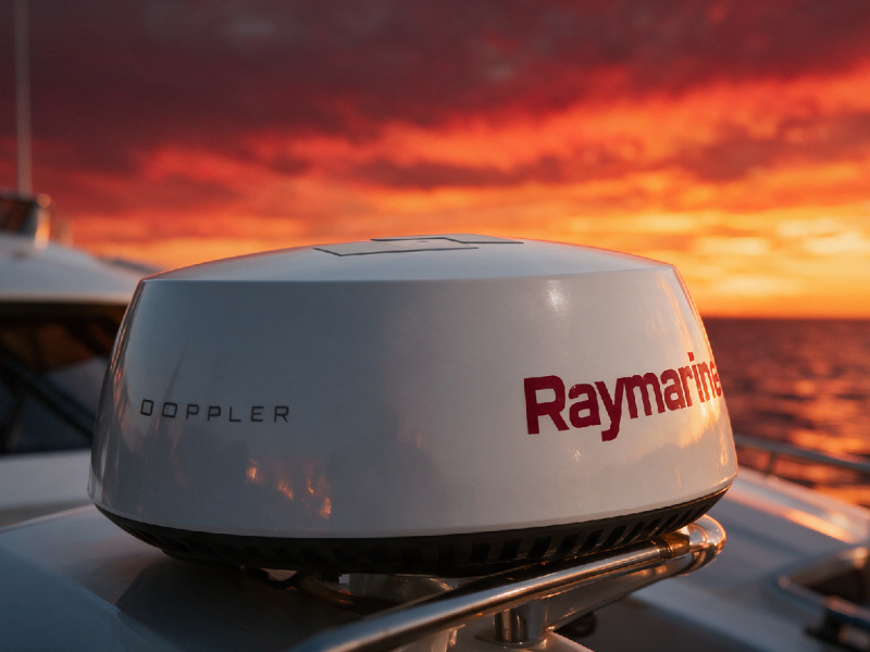 Дисплей радара Raymarine Quantum с импульсным сжатием