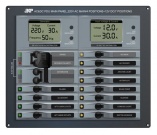 APM AC&DC PDU Main Panel, 220VAC Main/4 Positions+12VDC/7 Positions