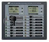 APM AC&DC PDU Main Panel, 120VAC Main/4 Positions+12VDC/7 Positions