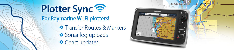 Plotter Sync Navionics + Raymarine WiFi
