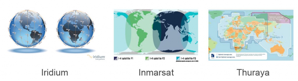 Карта покрытия thuraya