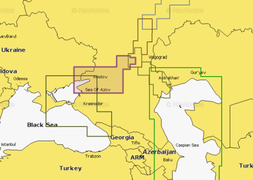 Navionics+ Small Волго-Донской канал, нижний Дон 5G631S2