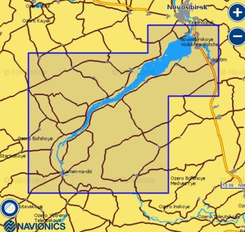 Navionics+ Small Новосибирское водохранилище 5G763S