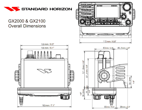 Standard Horizon GX2000