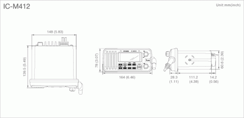 Icom IC-M411 / IC-M412