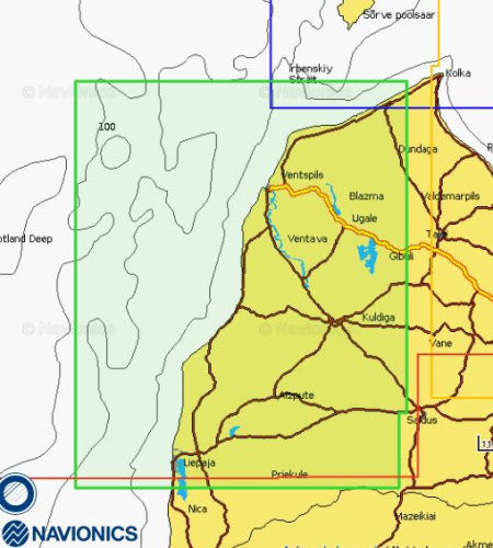 Navionics+ Small LETTLAND 5G333S