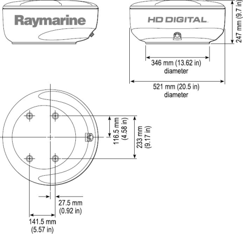 Raymarine RD418HD