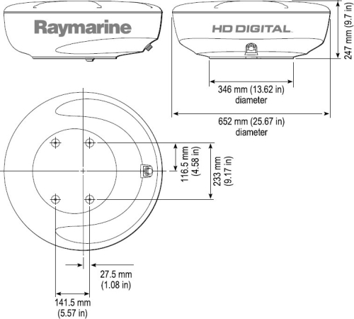 Raymarine RD424HD