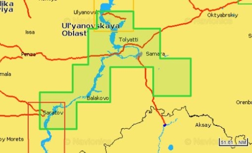 Navionics+ Small Ульяновск - Саратов 5G628S2