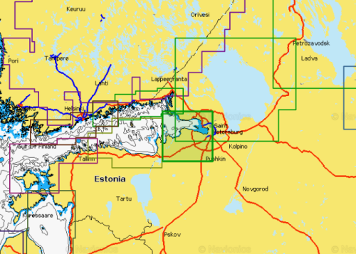 Navionics+ Small Река Нева, Невская губа 5G295S