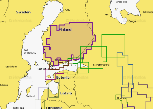 Navionics+ Small SOUTH FINNISH LAKES 5G401S2