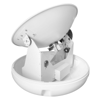 Антенна KINGSAT KM-V6 в условиях морской качки, 2-осевая стабилизация