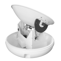Антенна KINGSAT KM-V6 в условиях морской качки, 2-осевая стабилизация