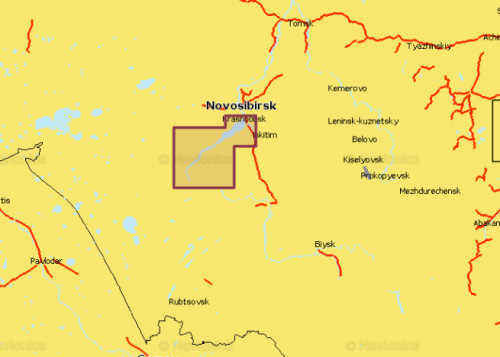 Navionics+ Small Новосибирское водохранилище 5G763S