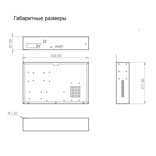Видеорегистратор | цифровой | МИРАН | ИВМС-8008