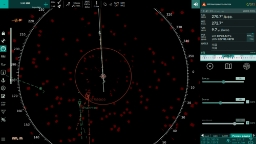 ЭКНИС | Электронная картографическая навигационная информационная система | МИРАН-НС03