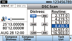 Icom IC-M803 DSC Scan