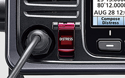 Icom IC-M803_distress_button
