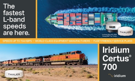 Быстрейший способ связи в L-Диапазоне - Iridium Certus 700