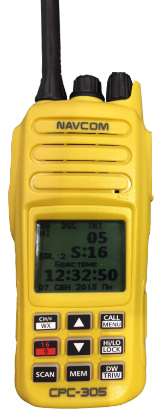 Купить двухдиапазонную радиостанцию NavCom CPC-305 в Интернет-магазине Маринэк