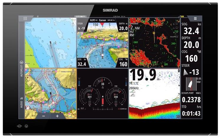 Simrad NSO evo3S Glass Bridge