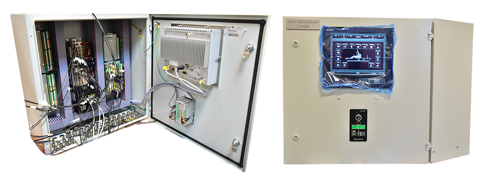 Процессорная станция ИСУ ТС вид с двух сторон
