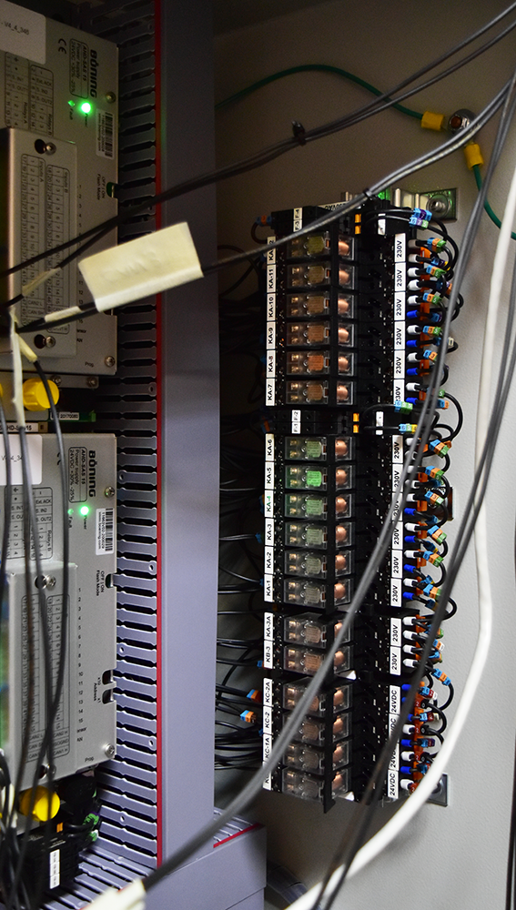 Процессорная станция ИСУ ТС сборка на DIN-рейке Weidmueller с колодками и предохранителями