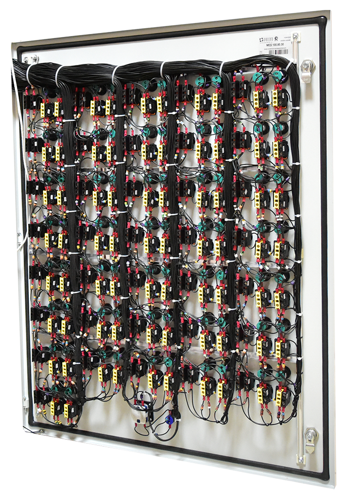 Щит ДУА ИСУ ТС элементы управления и индикации вид с обратной стороны