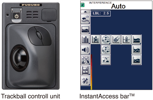 Трекбол и панель управления InstantAccess Furuno FCV-38