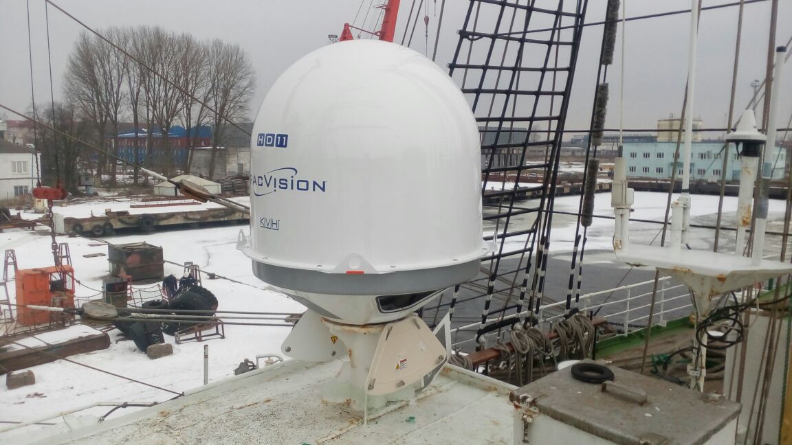 Спутниковое ТВ KVH TracVision HD11