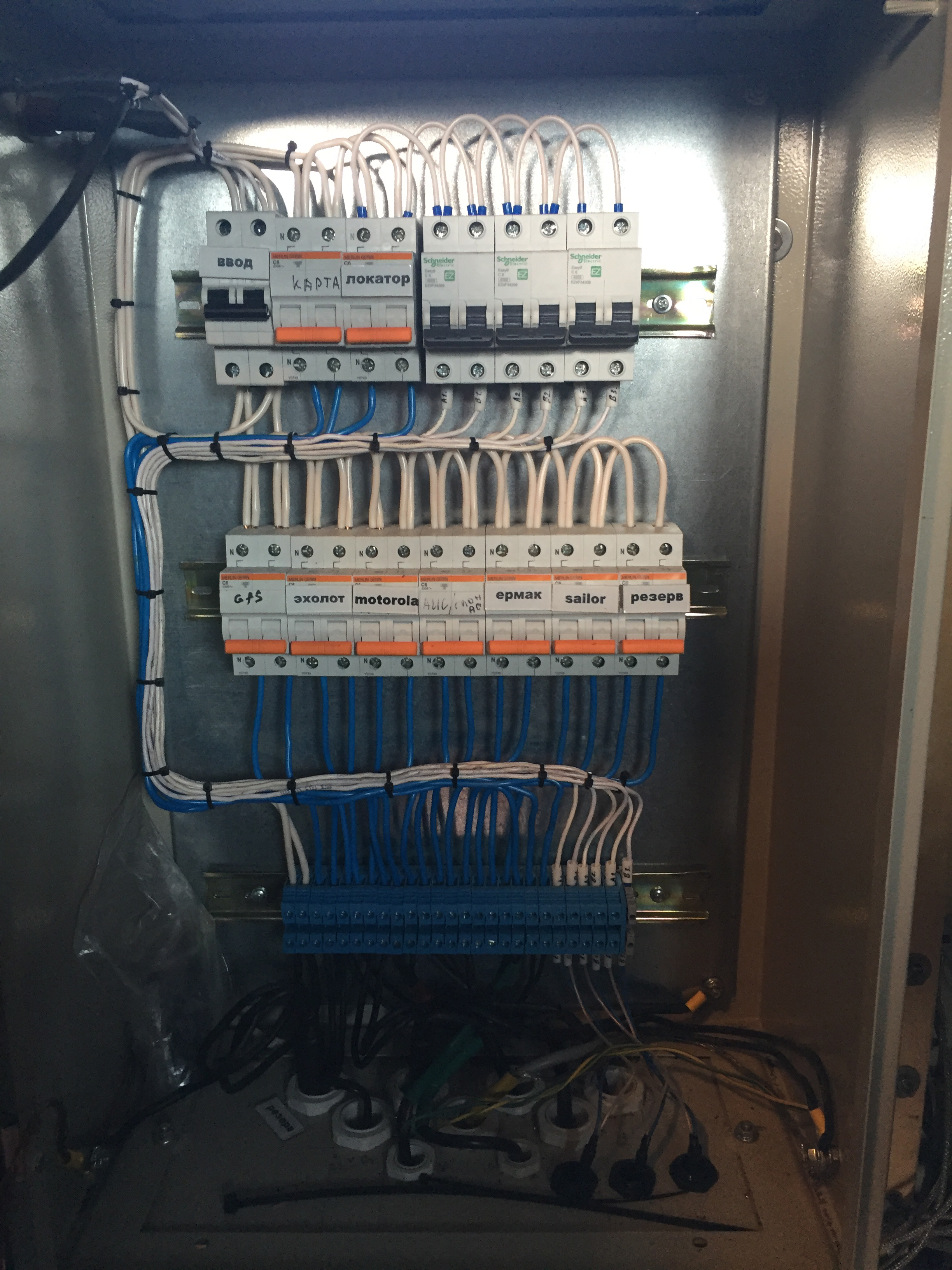 Монтаж телеграфов NAVIS CMT-11 7