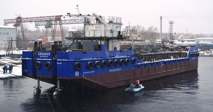 Проект НВ-600 баржа Сильная